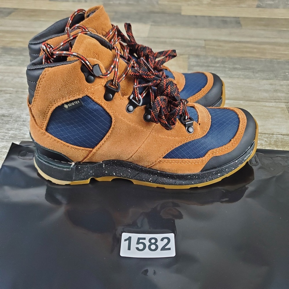 Danner Lace-Up Boots in Brown and Navy - Picture 12 of 12